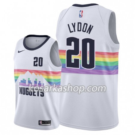 Dres Denver Nuggets Tyler Lydon 20 Nike 2018-19 City Edition Bijela Swingman
